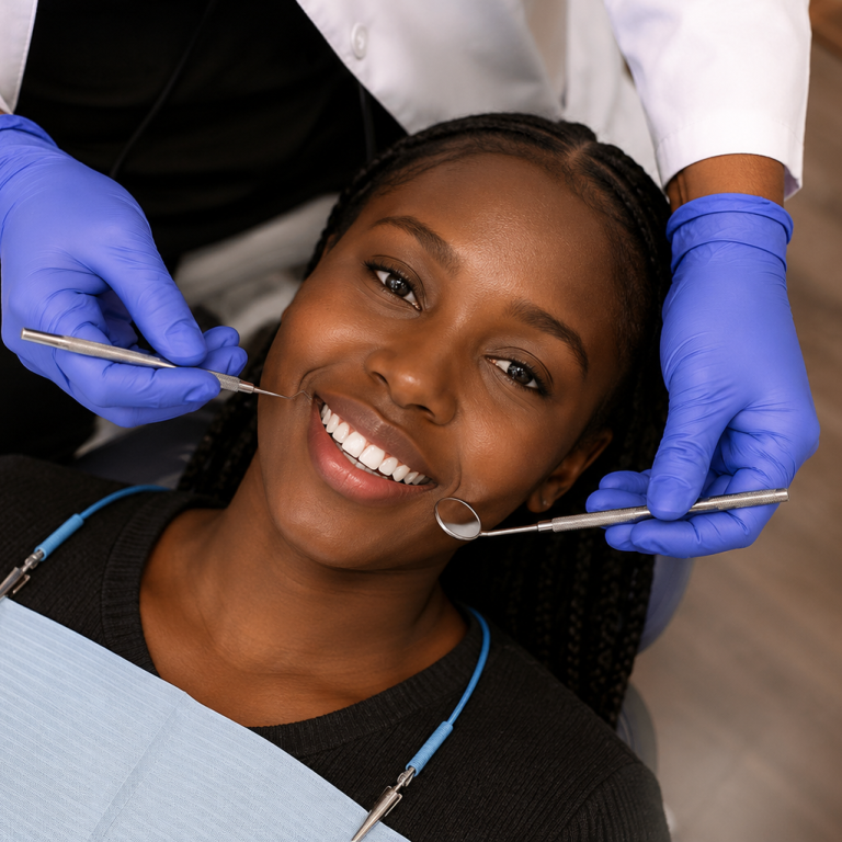 Dental crown fitting at DentMind CBD Dental Centre Nairobi CBD